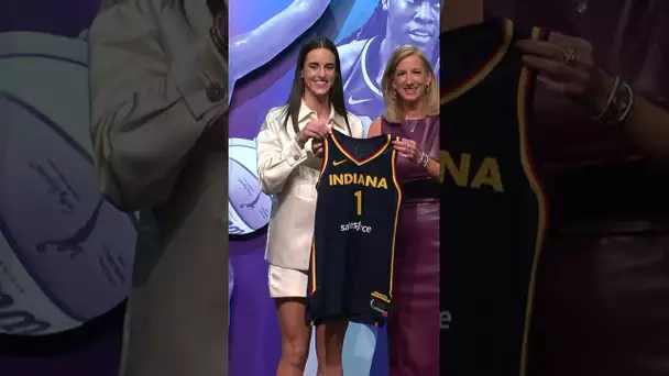 Caitlin Clark goes 1st in the #WNBADraft presented by @statefarm | #Shorts