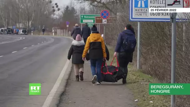 Conflit en Ukraine : des réfugiés affluent dans les pays européens frontaliers