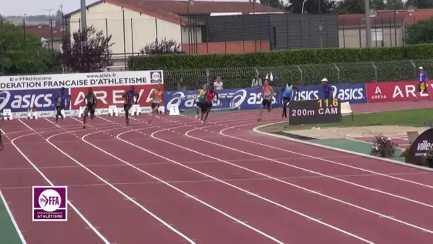 Albi 2015 : Finale 200 m Cadets (Florian Barbier en 21&#039;&#039;40)