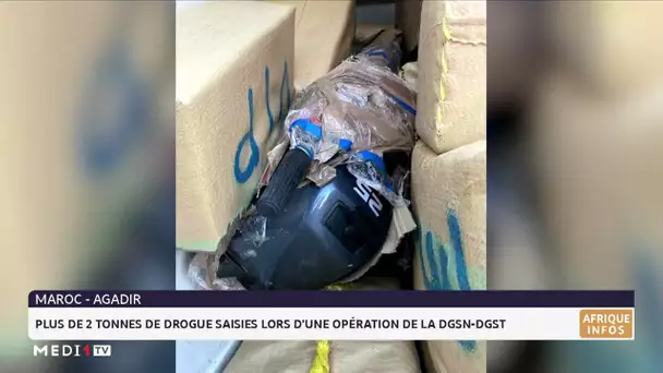 Agadir : Saisie d'environ 2 tonnes de chira
