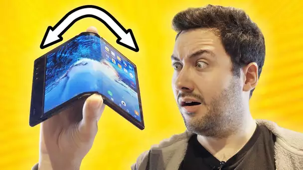 Je teste le 1er Smartphone Pliable et Flexible !