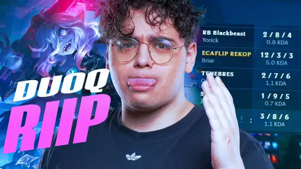 EN MISSION 1v9 MAIS RIPP CONTINUE DE ME TROLL EN DUOQ SUR LEAGUE OF LEGENDS