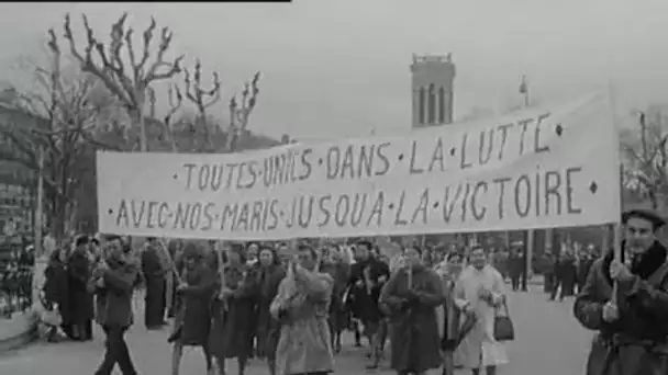 Manifestations femmes de mineurs à Saint Etienne