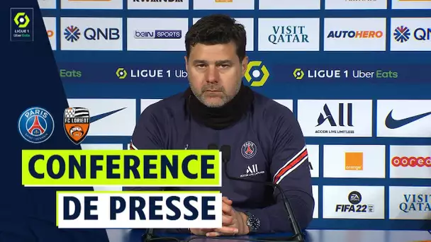 Conférence de presse PARIS SAINT-GERMAIN - FC LORIENT (5-1)  / 2021/2022