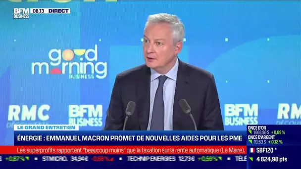 Bruno Le Maire (Ministre de l’Économie) :  Emmanuel Macron promet de nouvelles aides pour les PME