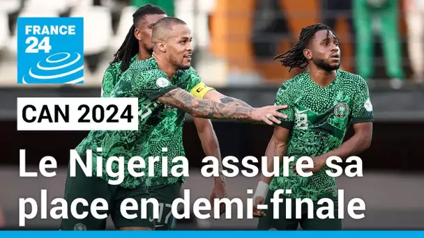 CAN 2024 : le Nigeria tient son rang de favori face à l'Angola (1-0) • FRANCE 24