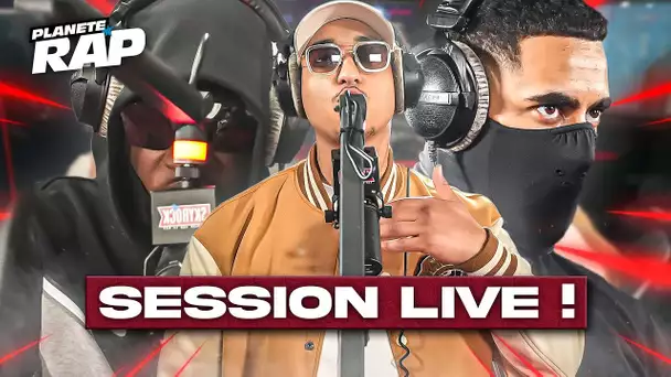 SESSION FREESTYLE avec Nahir, Ashe 22 & Purp ! #PlanèteRap