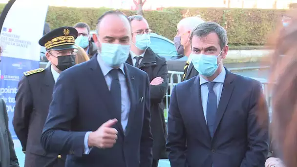 Le Havre : le ministre de la santé vient soutenir les équipes du dépistage massif