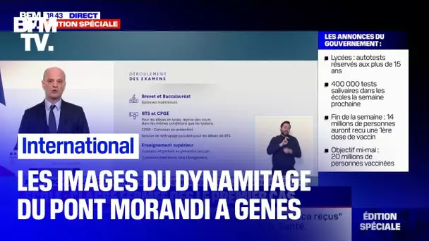 Jean-Michel Blanquer annonce le maintient des épreuves terminales du Brevet et du Bac