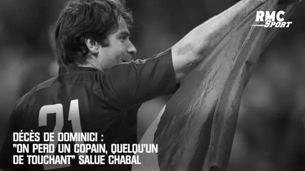 Décès de Dominici : "On perd un copain, quelqu'un de touchant" salue Chabal
