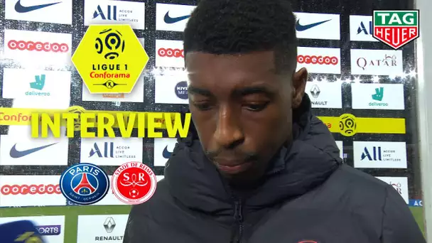 Interview de fin de match :Paris Saint-Germain - Stade de Reims ( 0-2 ) / 2019-20