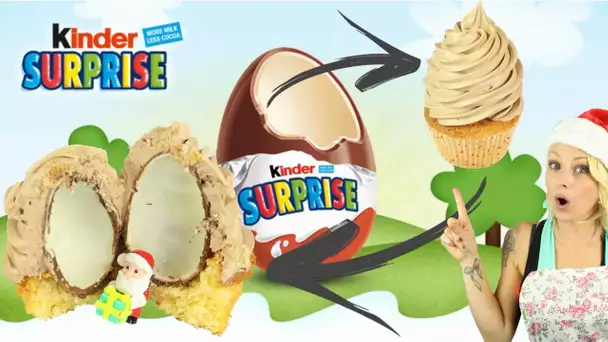 ♡• RECETTE INÉDITE KINDER SURPRISE | UN CADEAU DANS MON CUPCAKE !!!•♡