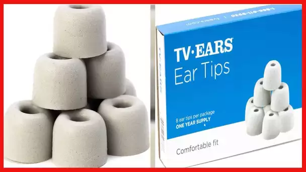 TV Ears Inc Replacement Ear Tips 40738 for 5.0 Headsets