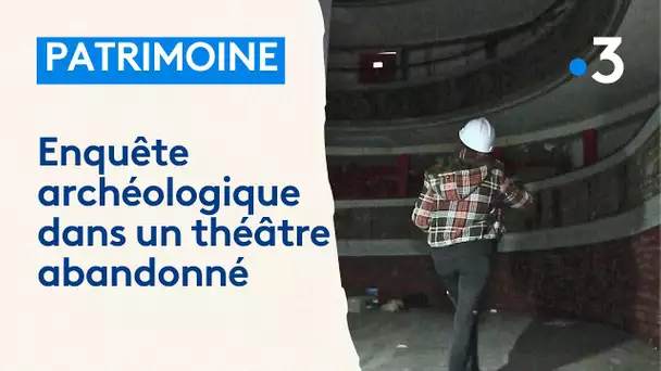 Abandonné depuis près de 50 ans, un ancien théâtre est examiné par des architectes