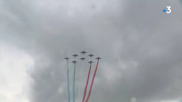 Patrouille de France : revoir le passage au dessus de l'hôpital de Trévenans