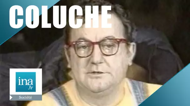 Coluche au Parlement Européen pour les Restos du Coeur | Archive INA