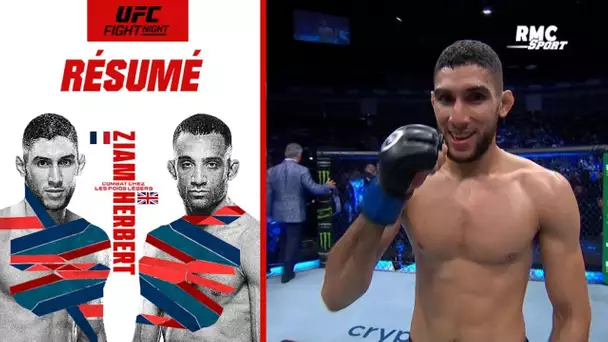 Résumé UFC Londres : Ziam confirme sa progression face à Herbert