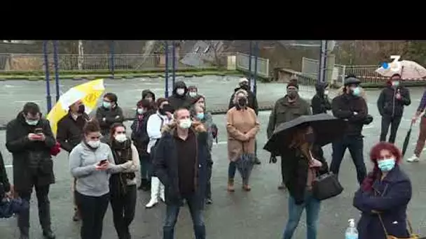 Lot : les restaurateurs mobilisés contre les fermetures ont manifesté à Gourdon