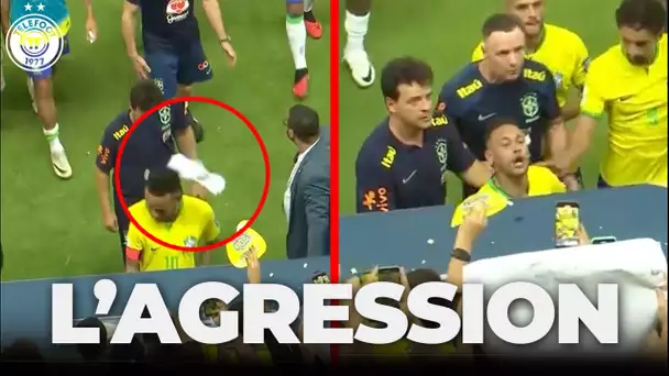 Neymar reçoit un projectile sur la tête, il PÈTE UN PLOMB ! - La Quotidienne #1394