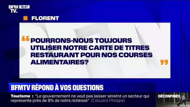 Pourra-t-on toujours utiliser nos titres restaurant pour faire des courses?