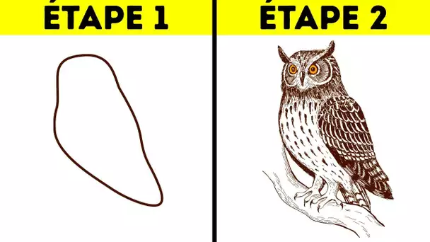 30 CONSEILS ET ASTUCES DE DESSIN SIMPLES POUR LES DÉBUTANTS