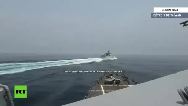 Un navire de guerre chinois a failli entrer en collision avec un destroyer américain