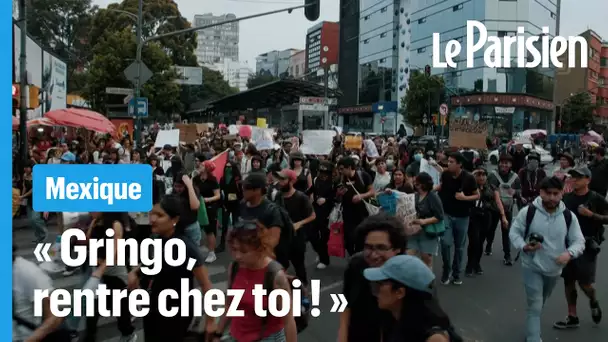 A Mexico, des habitants manifestent contre les télétravailleurs américains