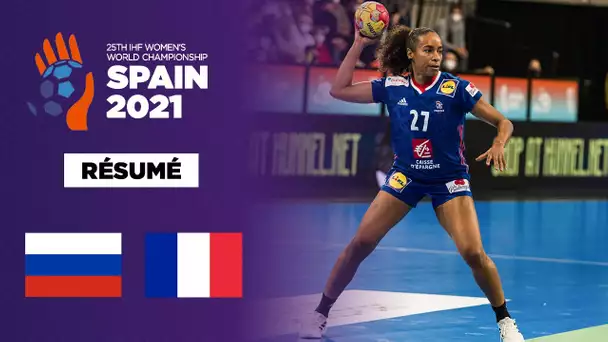 🏆🤾‍♀️ Résumé - Mondial de Handball : La France domine la Russie et termine en tête de son groupe !