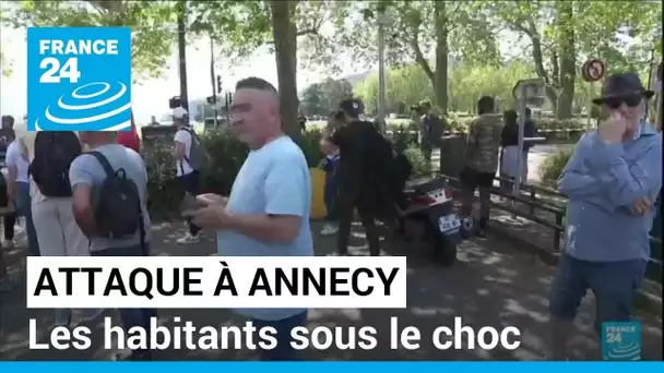 Attaque au couteau à Annecy : les habitants sous le choc • FRANCE 24