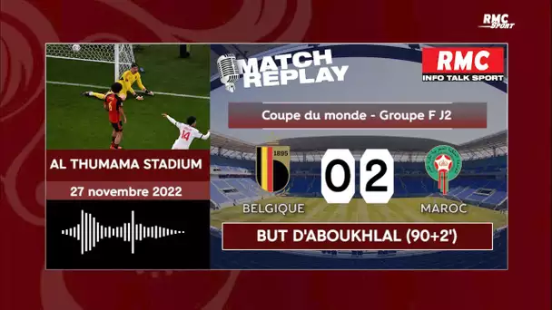 Coupe du monde 2022 : Le Maroc réalise l'exploit de battre la Belgique (2-0), le goal replay de RMC