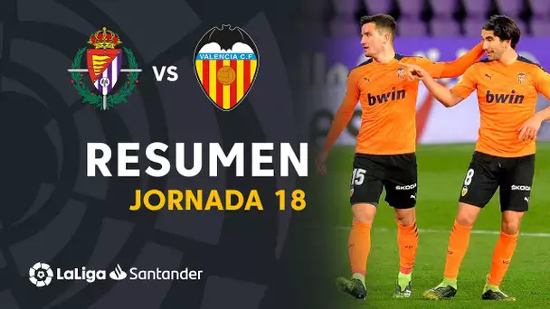 Resumen de Real Valladolid vs Valencia CF (0-1)