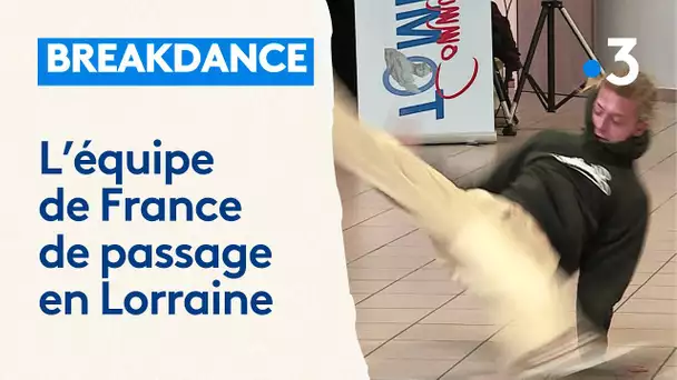 Breakdance : l'équipe de France entraîne de jeunes breakers amateurs à Nancy