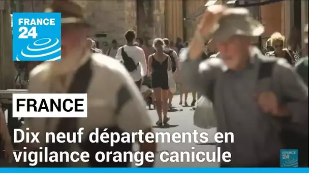 France : dix-neuf départements en vigilance orange canicule • FRANCE 24
