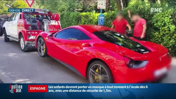 Cannes: un chauffard, déjà interdit de conduire, mis en examen pour grands excès de vitesse