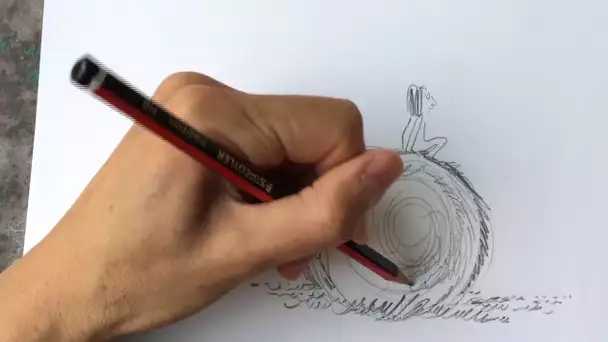 Comment dessiner "Les grands espaces", la leçon de dessin de Catherine Meurisse [TUTORIEL]