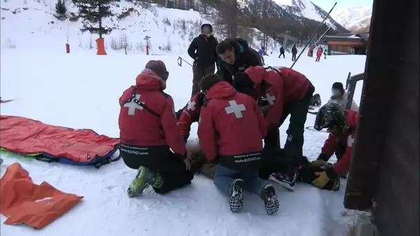 Skieurs débutants: attention aux collisions