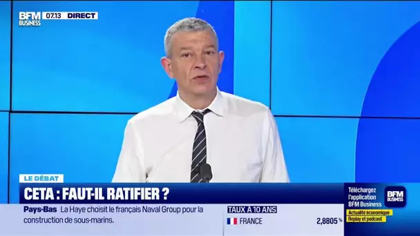 Nicolas Doze face à Jean-Marc Daniel : CETA , faut-il ratifier ?