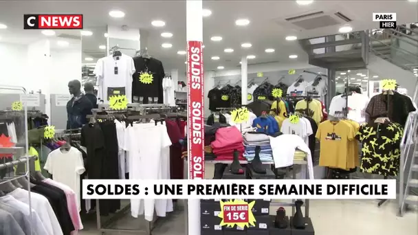 Soldes : une première semaine difficile