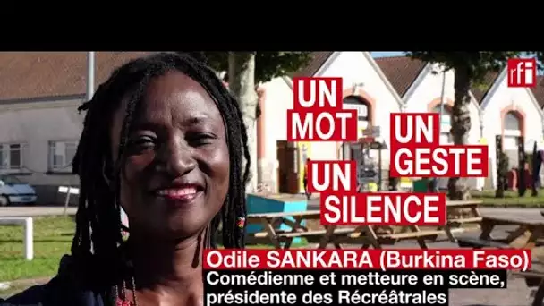 Le théâtre d’Odile Sankara, portrait en un mot, un geste et un silence • RFI