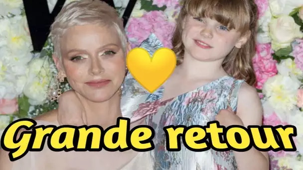 Charlene de Monaco et sa fille Gabriella : duo complice et souriant, la princesse de 7 ans vit .....