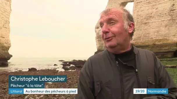 Les grandes maréees à Etretat