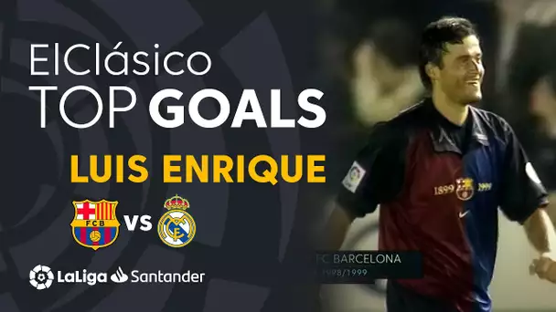 TOP 20 GOLES Luis Enrique FC Barcelona & Real Madrid