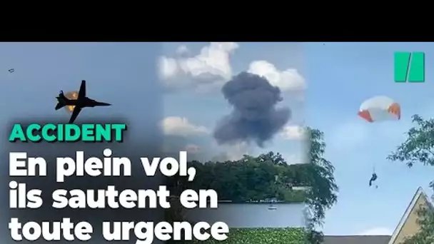 Dans le Michigan, le pilote et son passager s’éjectent en urgence d’un avion lors d’un show aérien