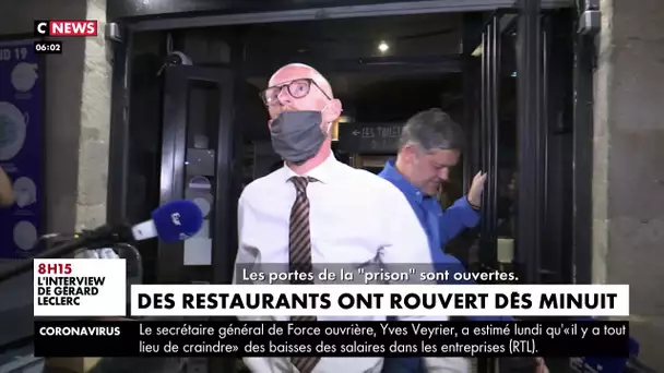 Déconfinement : certains restaurants ont rouvert dès minuit