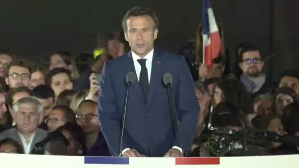 France : Macron a remercié les électeurs ayant voté pour lui pour "faire barrage à l'extrême droite"