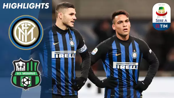 Inter 0-0 Sassuolo | I nerazzurri ripartono con un pari | Serie A