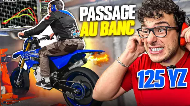 JE PASSE MA 125 YZ AU BANC ! (Moins puissante ??)