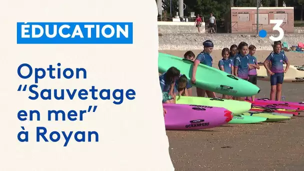 Éducation : option Sauvetage en mer au collège Dunant à Royan