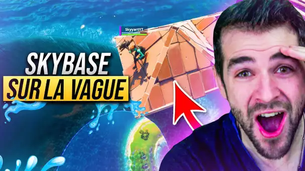 🔥CETTE NOUVELLE SKYBASE SUR LA VAGUE (ZONE) SAISON 3 EST TROP FORTE + PS5 à Gagner [ Fortnite ]