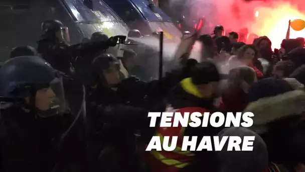 Comité d'accueil musclé avant le premier meeting d'Edouard Philippe au Havre